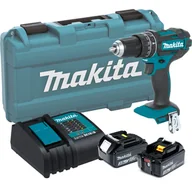 Wiertarko-wkrętarki akumulatorowe - MAKITA Wiertarko-wkrętarka akumulatorowa udarowa DHP482SFE 18 V / 2x 3 Ah - miniaturka - grafika 1
