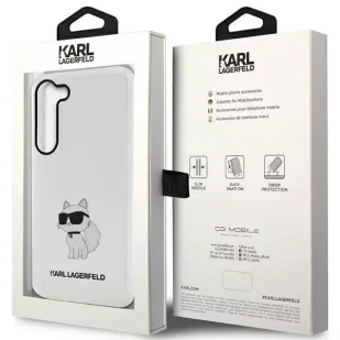 Etui ochronne na telefon Karl Lagerfeld KLHCS23SHNCHTCT do Samsung Galaxy S23 S911 transparent hardcase Ikonik Choupette - Etui i futerały do telefonów - miniaturka - grafika 8