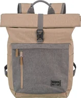 Plecaki - Travelite Basics Rollup Backpack Plecak na co dzień Plecak Courier Backpack 96310, kolor:różowy/szary - miniaturka - grafika 1