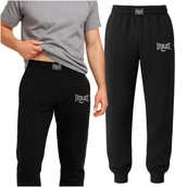 Spodnie męskie - EVERLAST Spodnie Męskie Dresowe Bawełna Dresy Sportowe Logo Rozmiar XL - miniaturka - grafika 1