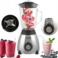 Blendery kielichowe - Blender Kielichowy Do Koktajli Smoothie 1,5L Szklany Turbo Bl 566 Łucznik - miniaturka - grafika 1