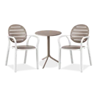 Meble ogrodowe - Zestaw Nardi PALMA/SPRITZ 2+1 Tortora - miniaturka - grafika 1