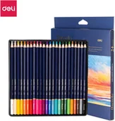 Przybory szkolne - Kredki ołówkowe Deli seria finenolo 24 kolory w kartonowym opakowaniu - miniaturka - grafika 1