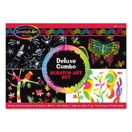 Zabawki kreatywne - Zestaw Zdrapki holograficzne Deluxe Md15981 - zabawka - miniaturka - grafika 1