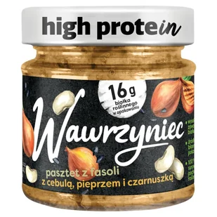 Wawrzyniec Pasztet z fasoli z cebulą pieprzem i czarnuszką 180 g - Warzywa w marynacie - miniaturka - grafika 1