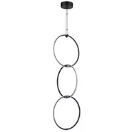 Lampy sufitowe - Lampa wisząca COCO 3 LED czarna 40 cm ST-10339P/3H - Step Into Design - miniaturka - grafika 1