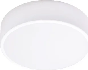 Lampa sufitowa Orno OVO plafon 3xE27 z mikrofalowym czujnikiem ruchu, 3x24W, biała stal, klosz szklany matowy, IP20, ? 400 - Lampy sufitowe - miniaturka - grafika 1