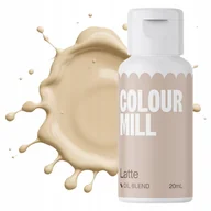 Dodatki do ciast w proszku - Barwnik olejowy do mas tłustych kremu czekolady beż latte colour mill 20ml - miniaturka - grafika 1