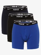 Majtki męskie - Nike Obcisłe bokserki pakowane po 3 szt. Mężczyźni Dżersej niebieski|czarny jednolity, S - miniaturka - grafika 1