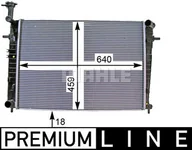 Układ chłodzenia - akcesoria - Chłodnica, układ chłodzenia silnika Mahle CR 1333 000P - miniaturka - grafika 1