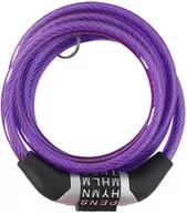 Zabezpieczenia do roweru - Dunlop Zapięcie rowerowe linka na szyfr 120cm E-02922-BLU - miniaturka - grafika 1