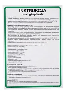 Instrukcja 27 Bhp Instrukcja Obsługi Apteczki - Akcesoria BHP - miniaturka - grafika 1