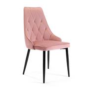 Krzesła - Krzesła Akord TIMA Różowy - miniaturka - grafika 1