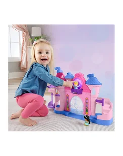 fisher price Fisher-Price Little People Disney Princess Magic Dancing Castle Toy Figure - Lalki dla dziewczynek - miniaturka - grafika 1
