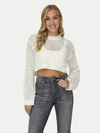 Swetry damskie - ONLY Sweter Milla 15300575 Écru Regular Fit - miniaturka - grafika 1