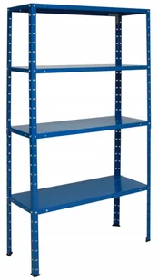 Regał Metalowy Do Garażu 140x70x30 4 Półki - Szafy i regały magazynowe - miniaturka - grafika 1