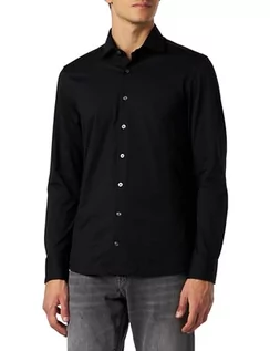 Koszule męskie - bugatti Męska koszula rekreacyjna, rękaw 1:1, czarny-290, XXL - grafika 1