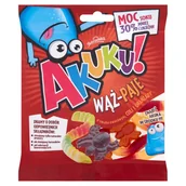 Żelki - Jutrzenka AKUKU! WĄŻ-PAJE ŻELKI O OBNIŻONEJ ZAWARTOŚCI CUKRÓW 90 G Zakupy dla domu i biura! 25690249 - miniaturka - grafika 1