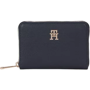 Tommy Hilfiger Damskie portfele TH Essential SC MED ZA Corp, Space Blue, jeden rozmiar, niebieski (Kosmiczny Błękit) - Portfele - miniaturka - grafika 1