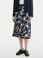 Spódnice - Tom Tailor Spódnica plisowana 1043057 Granatowy Regular Fit - miniaturka - grafika 1