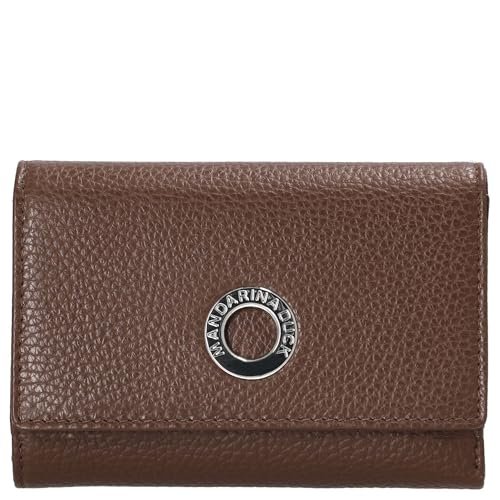 Mandarina Duck Mellow skórzany portfel akcesoria podróżne damskie portfele jeden rozmiar, Czekolada mleczna, Taglia Unica