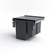 Kosze na śmieci - System koszy wysuwanych 2 x 24l / 2 x 8l 60 cm Delinia iD - miniaturka - grafika 1
