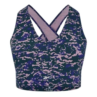 Reebok Damski nowoczesny biustonosz sportowy Safari - Biustonosze - miniaturka - grafika 1