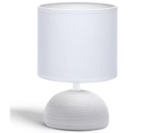 Aigostar - Lampa stołowa 1xE14/40W/230V szary/biały - Lampy stojące - miniaturka - grafika 1