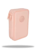 Piórniki - Piórnik 2-komorowy z wyposażeniem Coolpack Jumper 2 pastel powde łososiowy - miniaturka - grafika 1