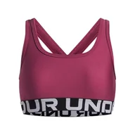 Biustonosze - Under Armour Biustonosz G Crossback - Fuchsia Dusk / / Biały - YXS - miniaturka - grafika 1