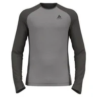Pozostała odzież narciarska - Bluza termiczna męska Odlo Natural Performance PW 150 BL Top Crew Neck LS - miniaturka - grafika 1