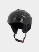 Kaski narciarskie - 4F Kask narciarski uniseks - czarny S/M (52-56cm) - miniaturka - grafika 1