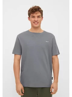 Koszulki męskie - Bench Koszulka "Bluza" w kolorze szarym - grafika 1