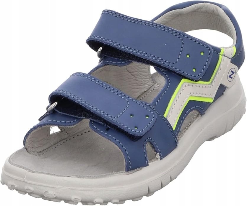 NATURINO SANDAŁY GRANATOWE NA RZEPY DZIECIĘCE SKÓRZANE 23 ŻXN