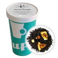 Herbata - Herbata czarna SWEET ORANGE ćwiartki pomarańczy skórka pomarańczy 120g - herbata liściasta sypana mieszanka napar susz - miniaturka - grafika 1