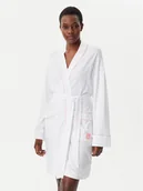 Szlafroki damskie - DKNY Szlafrok YI10046 Biały - miniaturka - grafika 1