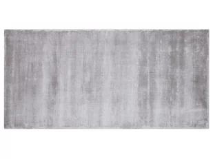 Beliani Dywan z wiskozy 80 x 150 cm jasnoszary GESI II - Dywany - miniaturka - grafika 1