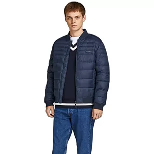 Jack&JONES Męska kurtka bomberka, granatowa, M (DE) - Kurtki męskie - miniaturka - grafika 1