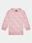 Sukienki i spódniczki dla dziewczynek - Guess Sukienka codzienna K3BK28 Z39N0 Różowy Regular Fit - miniaturka - grafika 1