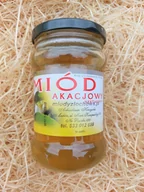 Miód - Miód akacjowy 400g Miody z Łochowa - miniaturka - grafika 1