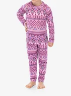 Dresy i komplety dla dziewczynek - Bielizna termoaktywna dla dziewczynki Reima Taitoa - grey pink - miniaturka - grafika 1