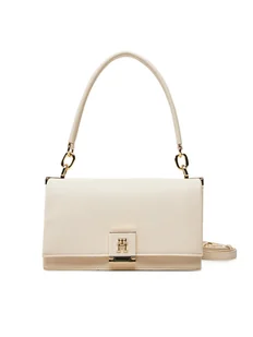 Tommy Hilfiger Torebka Th Her Med Crossover AW0AW17216 Beżowy - Torebki damskie - miniaturka - grafika 1
