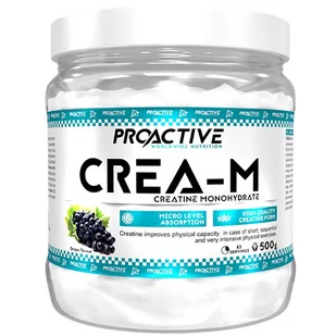 Kreatyna Proactive Crea M - Monohydrat - 500G Grape - Kreatyna - miniaturka - grafika 1