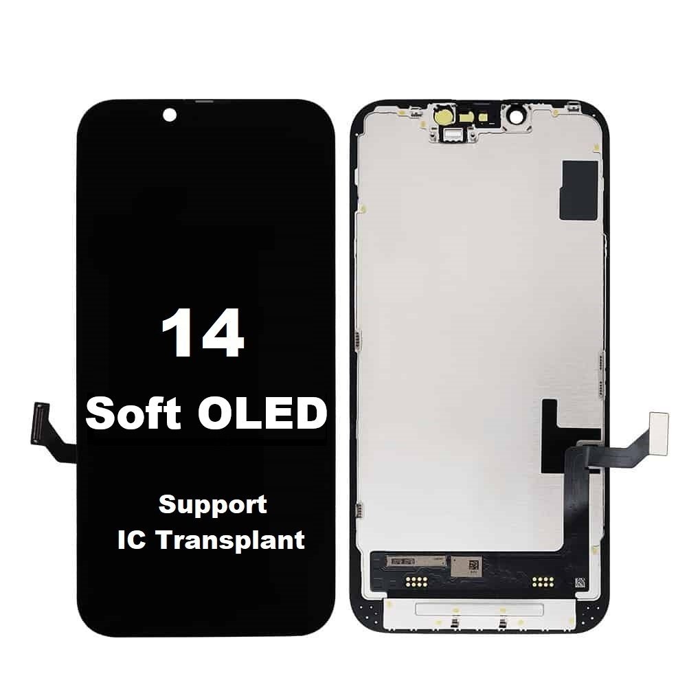 Wyświetlacz LCD ekran dotyk digitizer do Apple iPhone 14 (Soft OLED) (Wymienny IC)