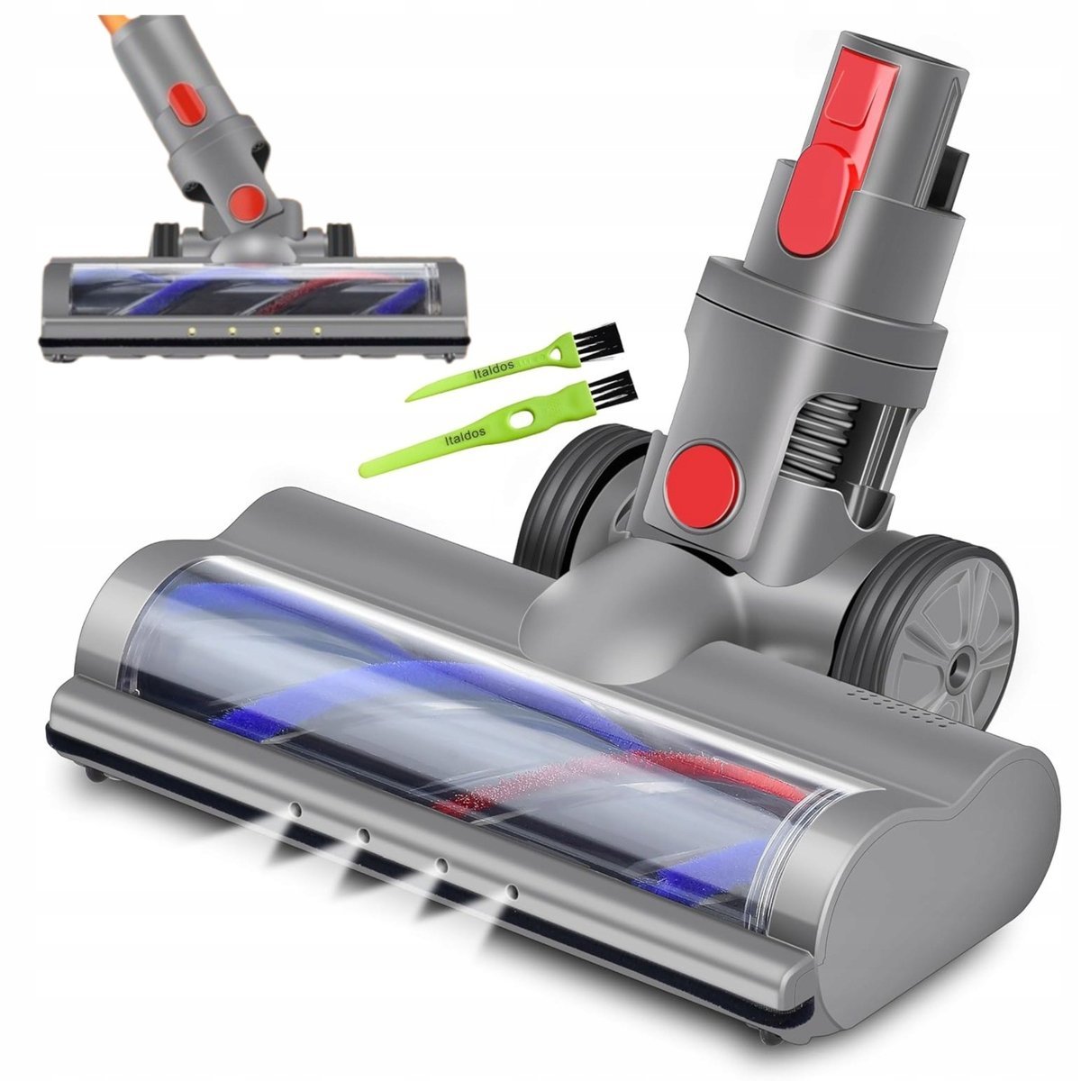 Szczotka Turboszczotka Elektryczna LED Kompatybilna Dyson V7 V8 V10 V11 V15