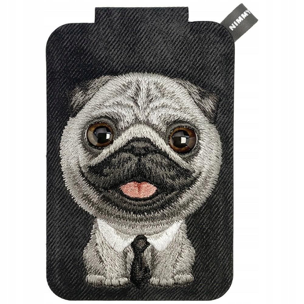 Magnetyczny portfel stojak na telefon Nimmy New Big-Eye Cute Pets 2.0 Dog c