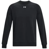 Bluzy sportowe męskie - Męska bluza Under Armour Rival Fleece Crew Rozmiar: XXL / Kolor: czarny - miniaturka - grafika 1
