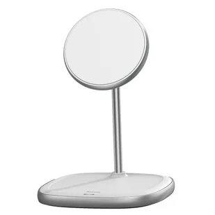 Baseus magnetyczna bezprzewodowa indukcyjna ładowarka Qi 15 W uchwyt na telefon podstawka (kompatybilna z MagSafe do iPhone) biały (WXSW-02) - Ładowarki do telefonów - miniaturka - grafika 10