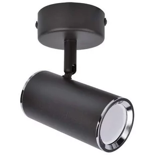 Ideus LAMPA sufitowa MEGAN 03656 natynkowa OPRAWA metalowy reflektorek kinkiet tuba ścienna czarna 03656 - Lampy sufitowe - miniaturka - grafika 1