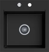 Zlewozmywaki - Kernau KGS M 45 1B Deep Black - miniaturka - grafika 1